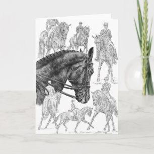 De Tekening van de Montering van de Paarden van de Kaart