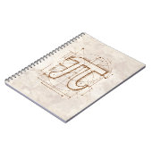 De Tekening van het Aantal van pi Notitieboek (Linkerzijde)
