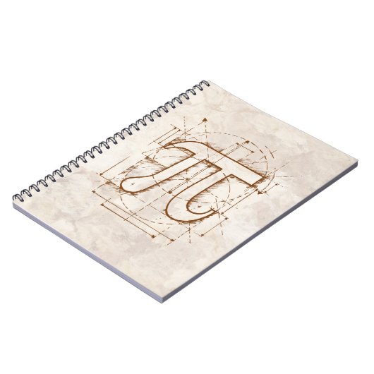 De Tekening van het Aantal van pi Notitieboek (Linkerzijde)