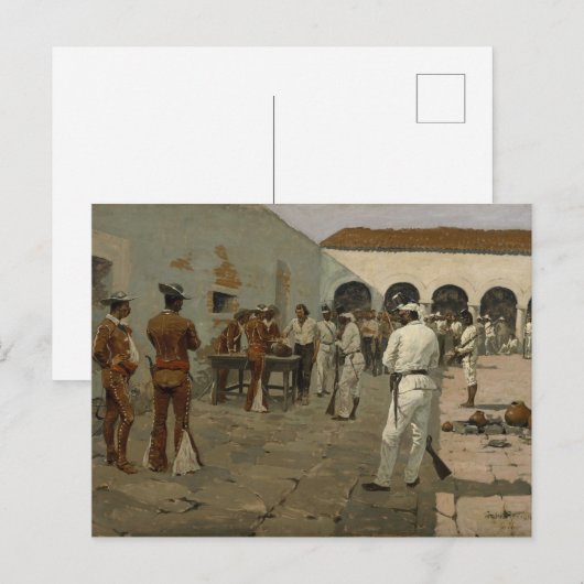 De tekening van het Zwarte Bean Briefkaart (Voorkant / Achterkant)