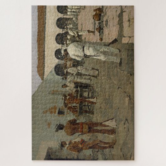 De tekening van het Zwarte Bean Legpuzzel (Verticaal)