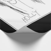 De tekening van uw kind - Moederdag cadeau Cadeaupapier (Hoek)