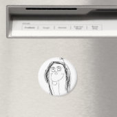 De tekening van uw kind - Moederdag cadeau Magneet (Insitu (Vaatwasser))