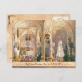 De tekenkamer in Rococo II-stijl, met cupids Briefkaart (Voorkant / Achterkant)