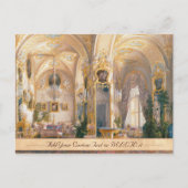 De tekenkamer in Rococo II-stijl, met cupids Briefkaart (Voorkant)