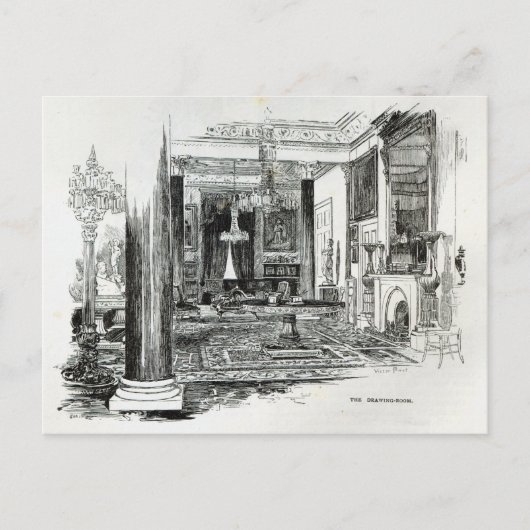 De tekenkamer, Osborne House Briefkaart (Voorkant)