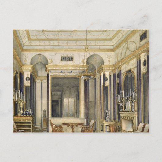 De tekentaal van de Empress Maria Briefkaart (Voorkant)