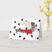 De Tekkel "Been Mot " van de vlek Kaart (Gele Bloem)