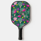 🦩 🦩 de tekst Flamingo Dinking van de Douane, 2si Pickleball Paddle (Achterkant)
