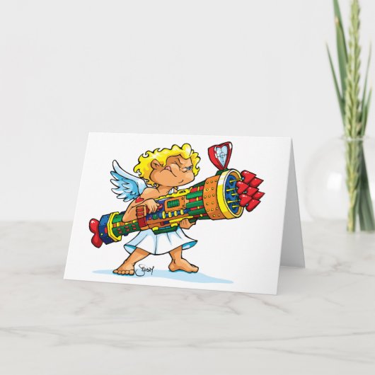De Tekst van Card_Rambo Cupid_No van Feestdagen Kaart (Voorkant)