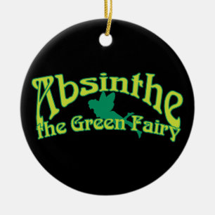 De Tekst van de alsem de Groene Fee Keramisch Ornament