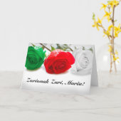 De tekst van de douane, Baskische verjaardag of Kaart (Gele Bloem)