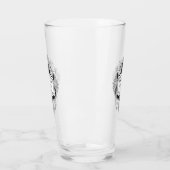 De tekst van de douane in fancy mortiesbesnoeiingP Glas (Links)