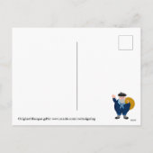 De tekst van de douane, Olentzero Navidad/de scène Feestdagenkaart (Achterkant)