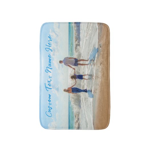 De tekst van de Foto van de douane Bath mat Uw Fav (Voorkant Verticaal)