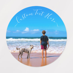 De tekst van de Foto van de douane etiketteert Uw Labels