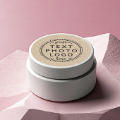 De tekst van de logo van de douane creëer uw eigen ronde sticker