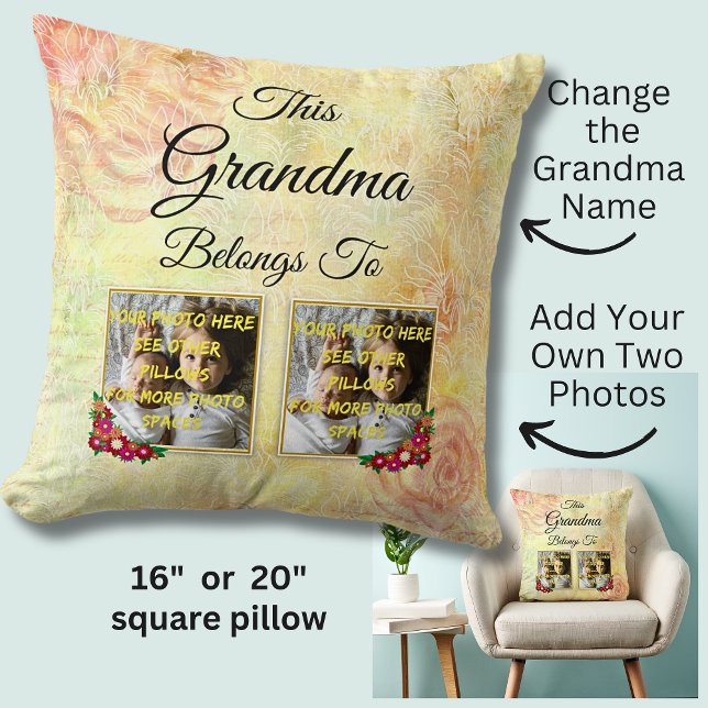 De Tekst van de Naam van de verandering Dit oma be Kussen (Creator heeft geüpload)