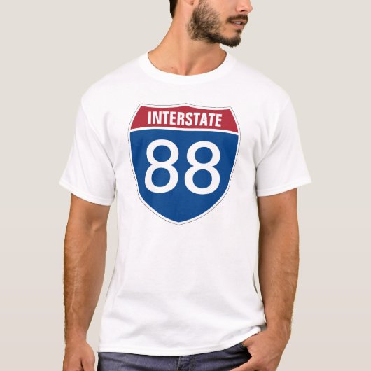 De tekst van de sjabloon INTERSTAAT ÉÉN OF TWEEDIG T-shirt (Voorkant)