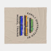 De Tekst van de verandering gemakkelijk vervormde  Fleece Deken (Voorkant (Horizontaal))