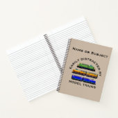 De Tekst van de verandering gemakkelijk vervormde  Notitieboek (Binnen)