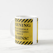 De Tekst van de verandering, het Waarschuwing plot Koffiemok (Voorkant links)