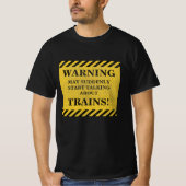 De Tekst van de verandering, het Waarschuwing plot T-shirt (Voorkant)