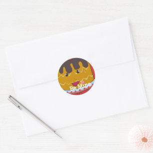 De Tekst van de verandering om de Stickers van de 