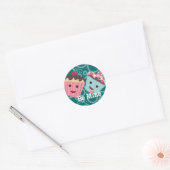 De Tekst van de verandering om de Stickers van de  (Envelop)