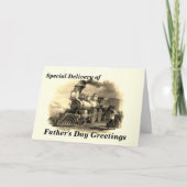 De Tekst van de verandering voegt de Vaderdag van  Kaart (Voorkant)