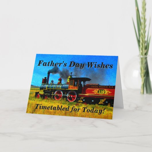 De Tekst van de verandering voegt de Vaderdag van  Kaart (Voorkant)