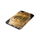 De tekst van de verandering voegt Naam toe zij de  Badmat (Gekanteld)