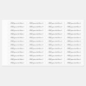 De Tekst van het Manuscript van de douane Vier Ver Labels (Vel)