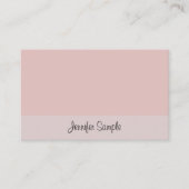 De Tekst van het Manuscript van de kalligrafie Ele Visitekaartje (Voorkant)