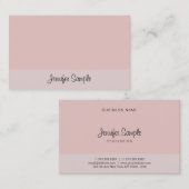 De Tekst van het Manuscript van de kalligrafie Ele Visitekaartje (Voorkant / Achterkant)