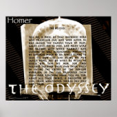 De tekst van Odyssey Poster (Voorkant)