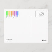 De teksten op de muur briefkaart (Achterkant)