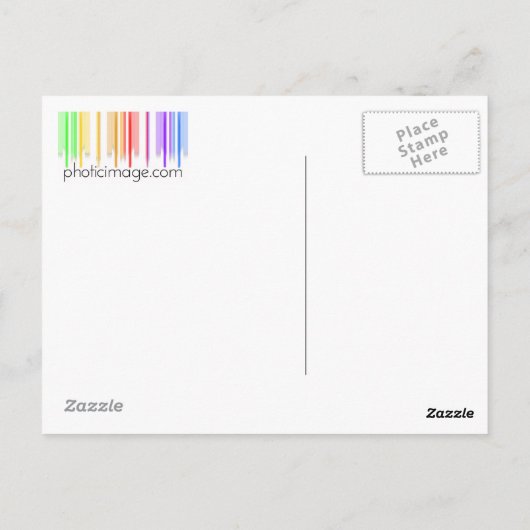 De teksten op de muur briefkaart (Achterkant)