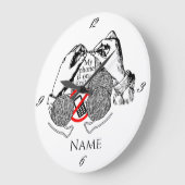 De telefoon is op Knit Thunder_Cove Grote Klok (Hoek)