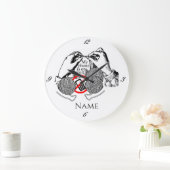 De telefoon is op Knit Thunder_Cove Grote Klok (Huis)