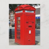 De telefooncel van Beritish Briefkaart (Voorkant)