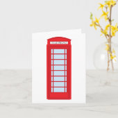 De telefooncel van Londen Kaart (Gele Bloem)