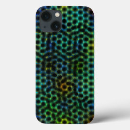 De telefoondoos van de cel, groen met cirkel en vo Case-Mate iPhone case