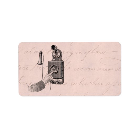 De  Telefoons van de Illustrator van de Telefoon R Etiket (Voorkant)