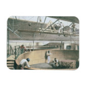 De telegraafkabel in de tanks van de twee magneet (Horizontaal)