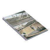 De telegraafkabel in de tanks van de twee notitieboek (Rechterzijde)