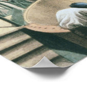 De telegraafkabel in de tanks van de twee poster (Hoek)