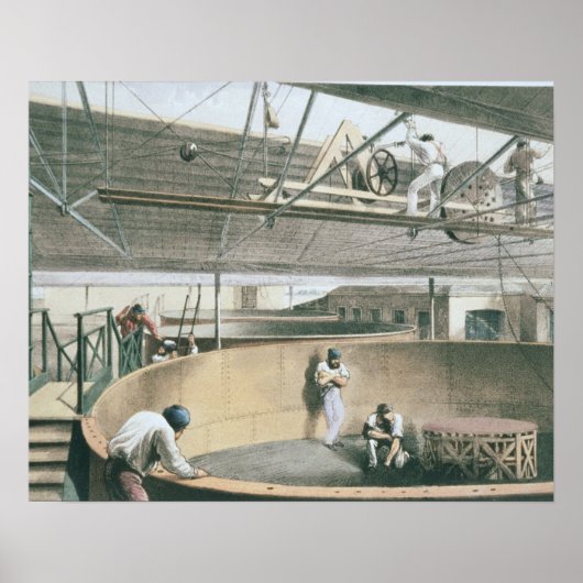 De telegraafkabel in de tanks van de twee poster (Voorkant)