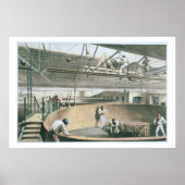 De telegraafkabel in de tanks van de twee poster (Voorkant)