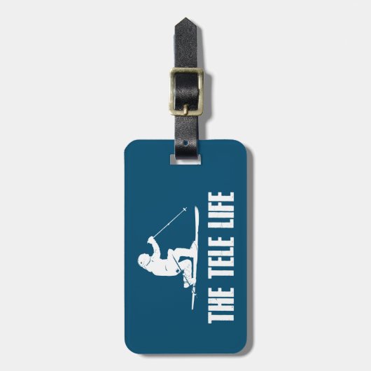 De Telemark Ski Life Bagagelabel (Voorkant verticaal)